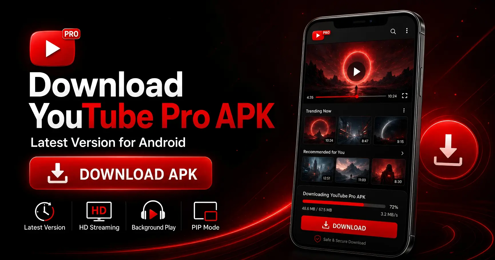 Download Youtube Pro APK